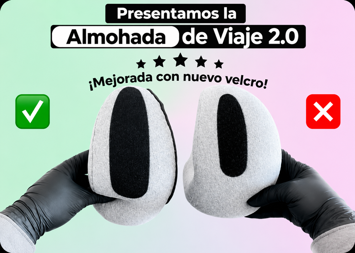 Almohada de viaje para el cuello