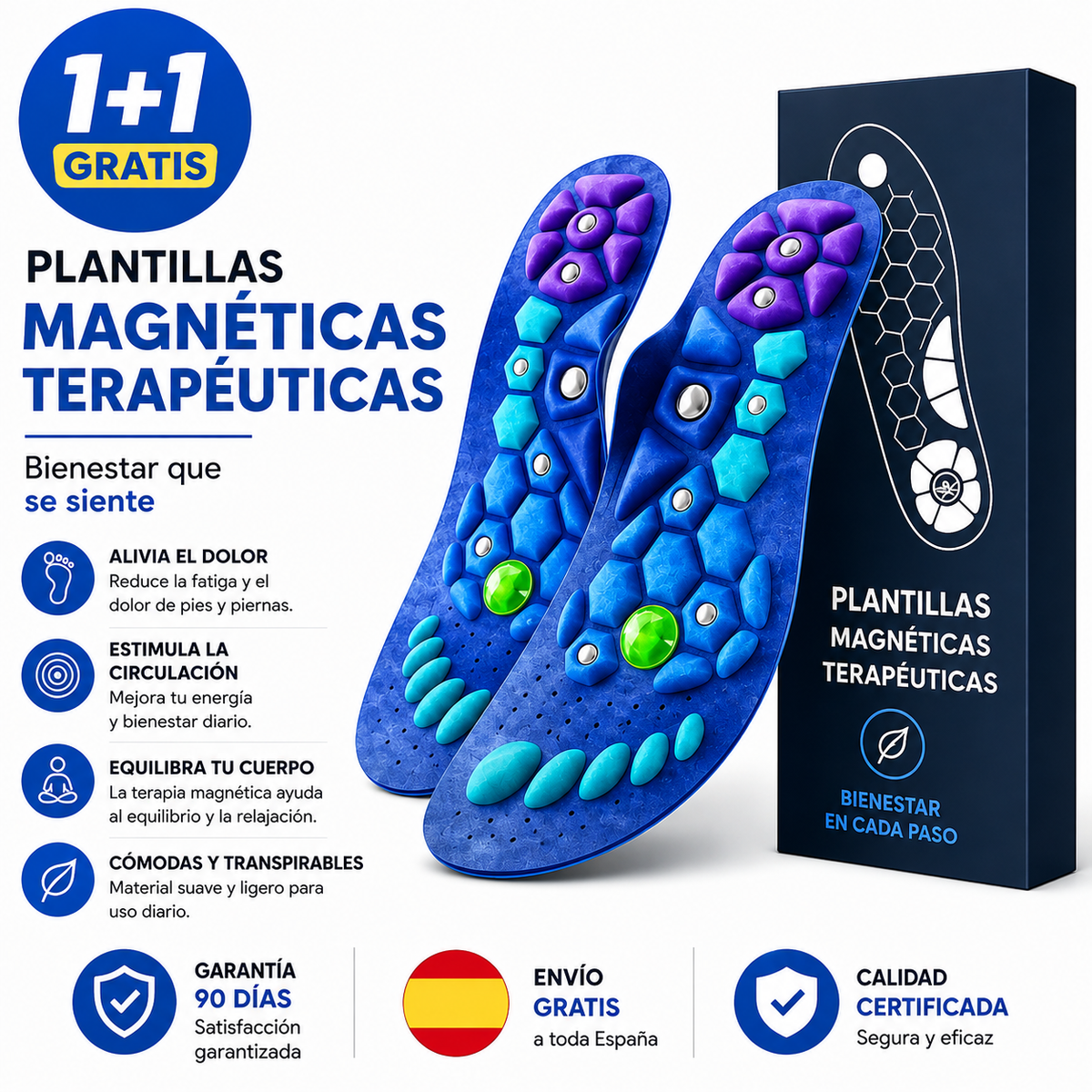 Plantillas Magnéticas Terapéuticas