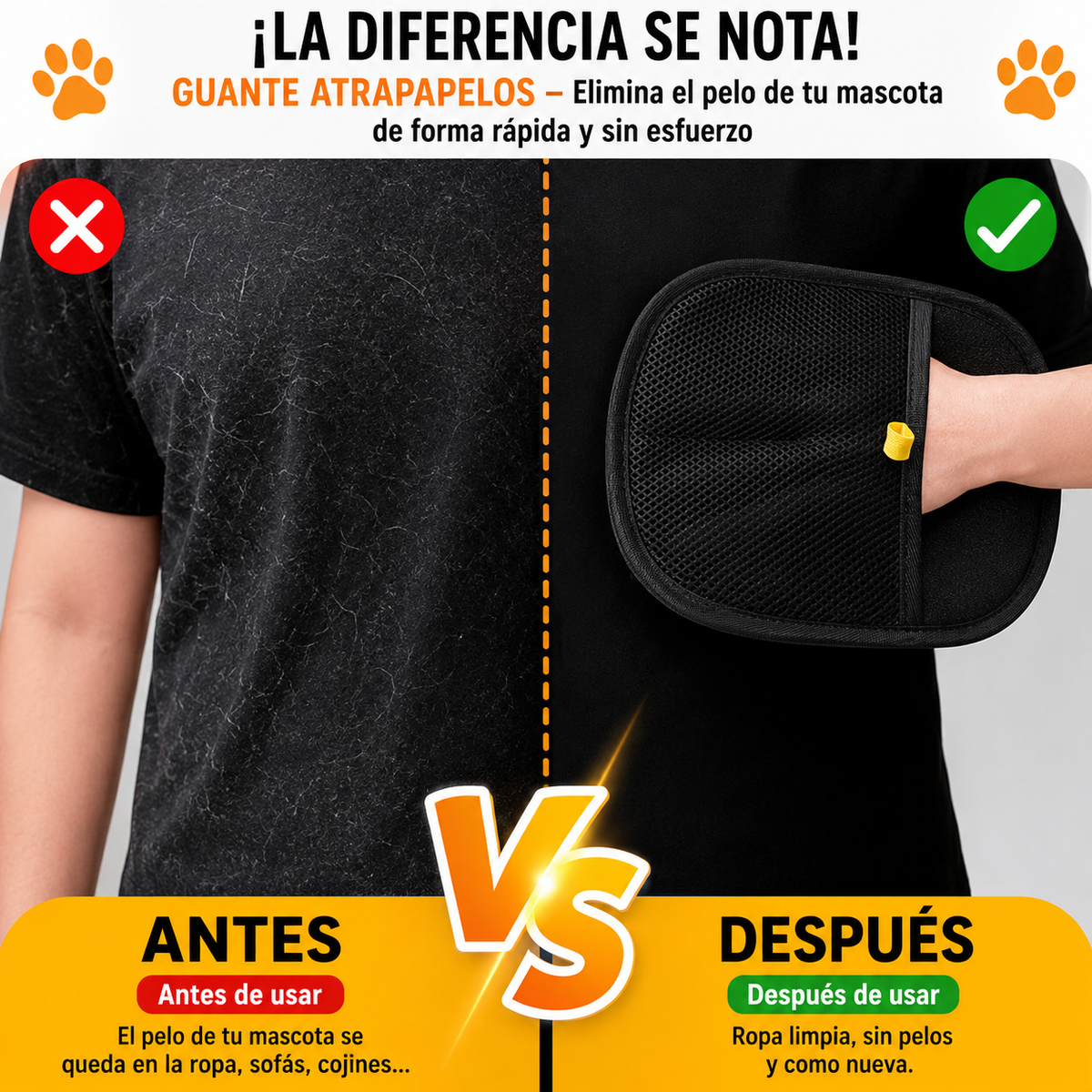 Guante Atrapapelos PeloZero™